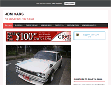 Tablet Screenshot of jdmcars.net